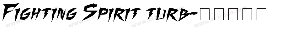 Fighting Spirit turb字体转换